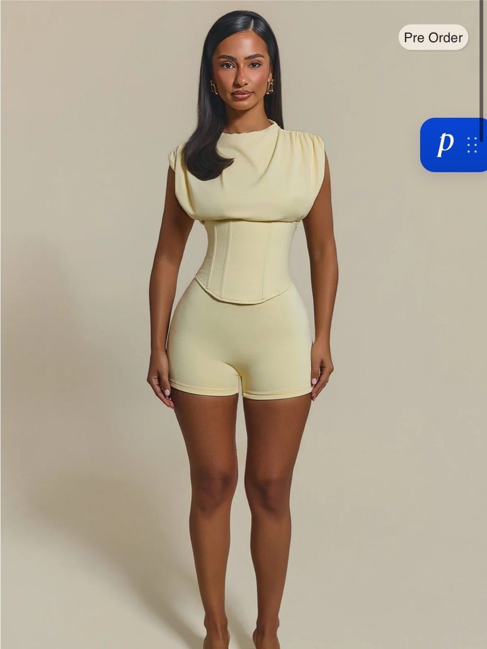 Mars the label corset romper